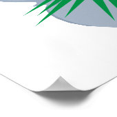 Poster luau hula hippo (Coin)