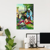 Poster Luc 10:30-37 Amour pour un voisin (Bureau à domicile)