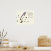 Poster Luc 12:24 Songez au collage Ravens (Cuisine)