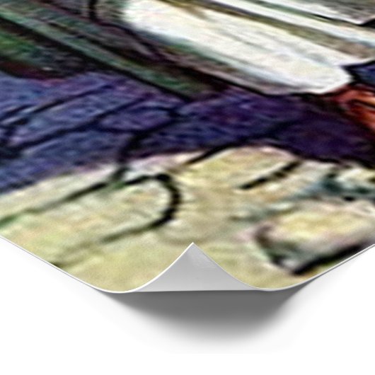 Poster Luc 17:11-19 Dix Lepers Nettoyés (Coin)