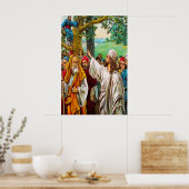 Poster Luc 19:1-10 Jésus économise un collecteur d'impôts (Cuisine)