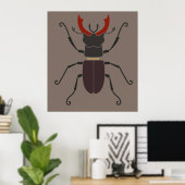 Poster Lucane cerf-volant (Bureau à domicile)