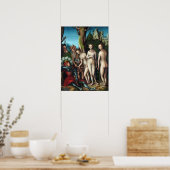 Poster Lucas Cranach l'Ancien Le jugement de Paris (Cuisine)