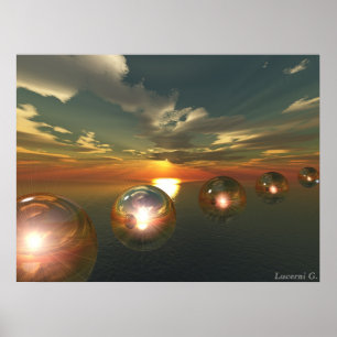 Poster luce de sfere