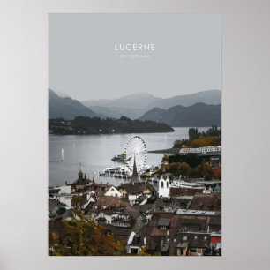 Poster Lucerne, Suisse Travel Artwork