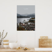 Poster Lucerne, Suisse Travel Artwork (Cuisine)