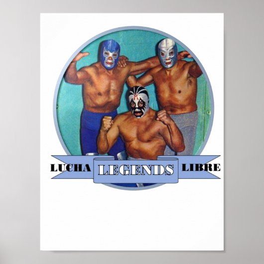 POSTER LUCHA LIBRE LEGENDS (Devant)