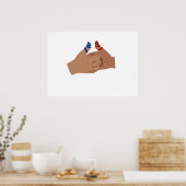 Poster Luchadores de guerre du pouce (Cuisine)