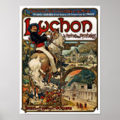 Poster Luchon, Mucha (Devant)