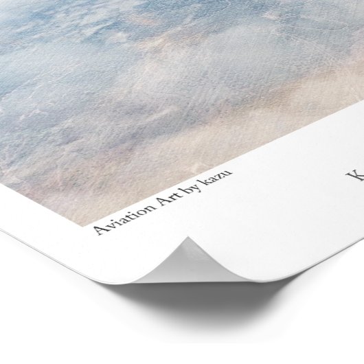 poster luchtvaartkunst "Kawanishii N1K2-J Shiden K (Hoek)