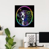 Poster "Lucidia" Crystal Rainbow Fairy (Bureau à domicile)