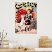 Poster Lucien Lefevre Cacao Lacte (Cuisine)