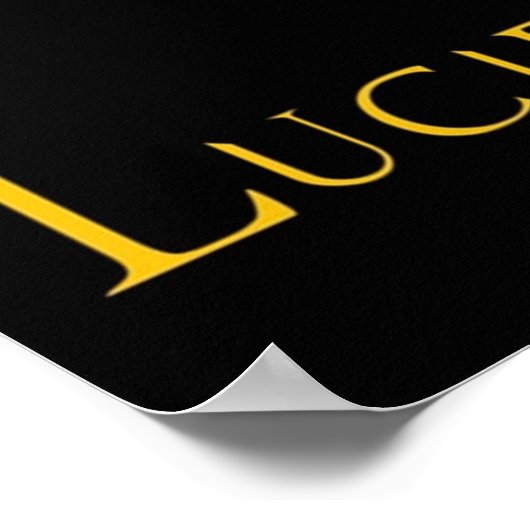 Poster Lucifer ailé (Coin)