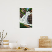 Poster Lucifer Falls View in Robert H. Treman State (Cuisine)