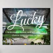 Poster Lucky - Abstrait Blarney Stone Wall Art (Devant)