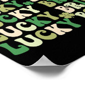 Poster Lucky Bride Groom Couples jumelés Mariage St Part (Coin)