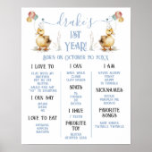 Poster Lucky Canard 1er anniversaire Jalon (Devant)