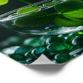 Poster Lucky Clover Design pour la St. Patrick's Day (Coin)