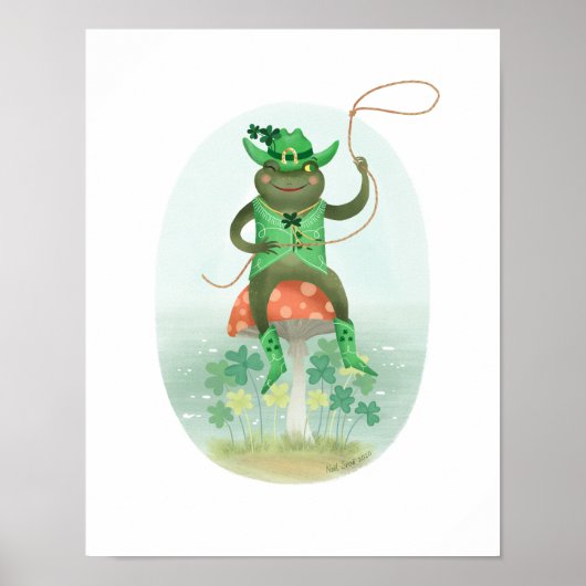 Poster Lucky Cowboy Bullfrog (Devant)