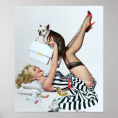 Poster Lucky Dog Pin Up (Devant)