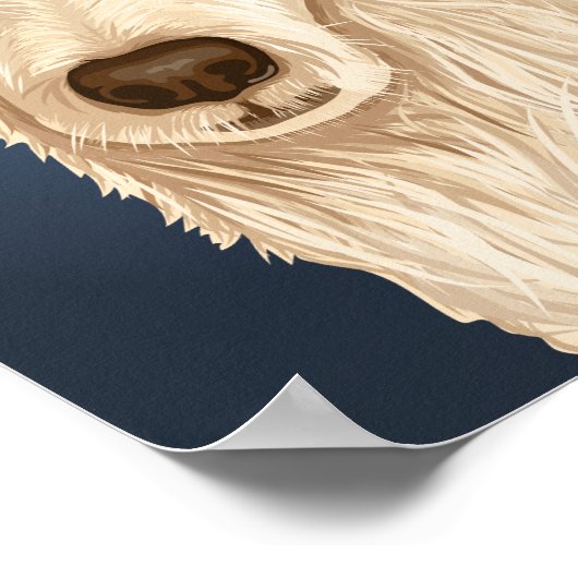 Poster Lucky (feuilles) (Coin)