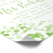 Poster Lucky In Love St. Patrick's Day Fête des mariées (Coin)