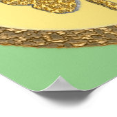 Poster Lucky Irish Shamrock Gold Coin (Coin)