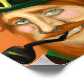 Poster Lucky Leprechaun St. Patrick's Day Art original (Coin)