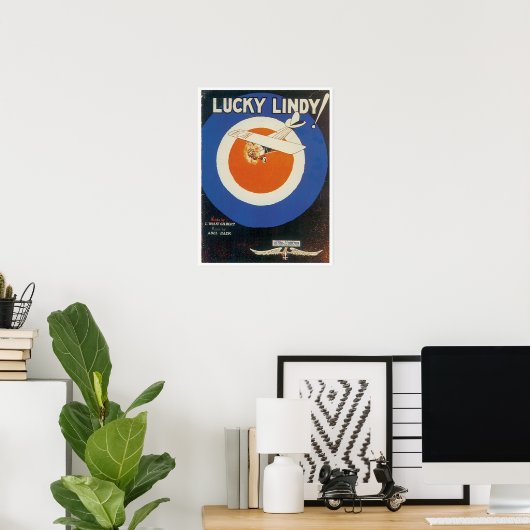 Poster Lucky Lindy (Bureau à domicile)