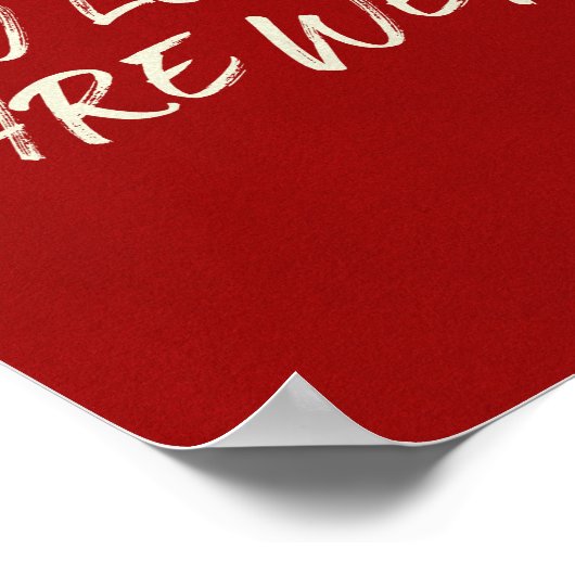 Poster Lucky Love Esthétique Romantique Brosse Script Cit (Coin)