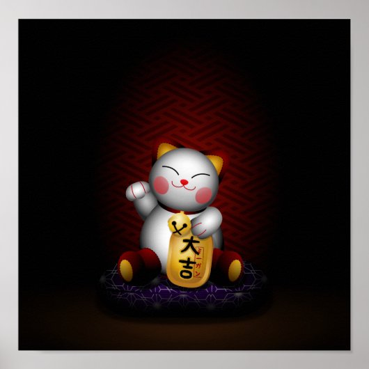 Poster Lucky Maneki Neko (Devant)