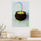 Poster Lucky Pot Gold Poster (Cuisine)