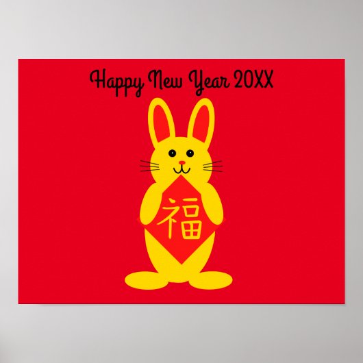Poster Lucky Rabbit #1 (Devant)