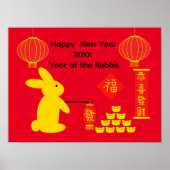 Poster Lucky Rabbit #5 (Devant)