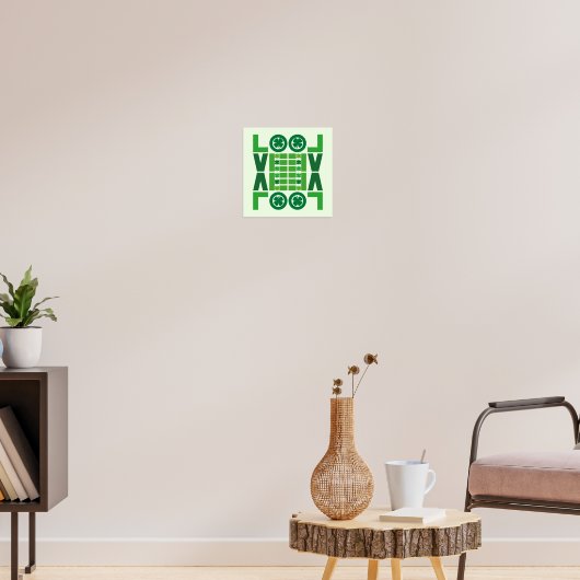 Poster Lucky Shamrock Love (Salon 3)