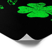 Poster LUCKY Sign Language Jour de la Saint Patrick de se (Coin)