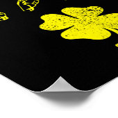 Poster LUCKY Sign Language Jour de la Saint Patrick de se (Coin)