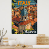 Poster Lucques, Italie (Cuisine)