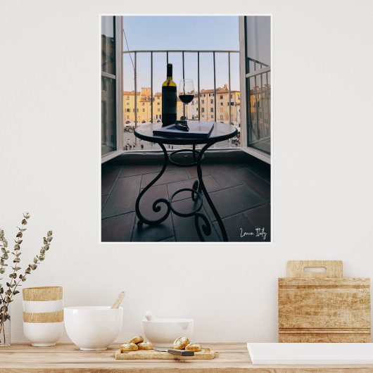 Poster Lucques, Italie (Cuisine)