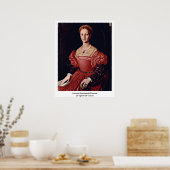 Poster Lucrezia Panciatichi Portrait Par Angelo Bronzino (Cuisine)