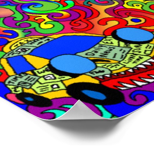 Poster Lucy Dans Le Ciel (Coin)