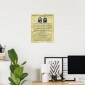 Poster Lucy Stone Mariage Contrat Suffrage Droits Civils (Bureau à domicile)
