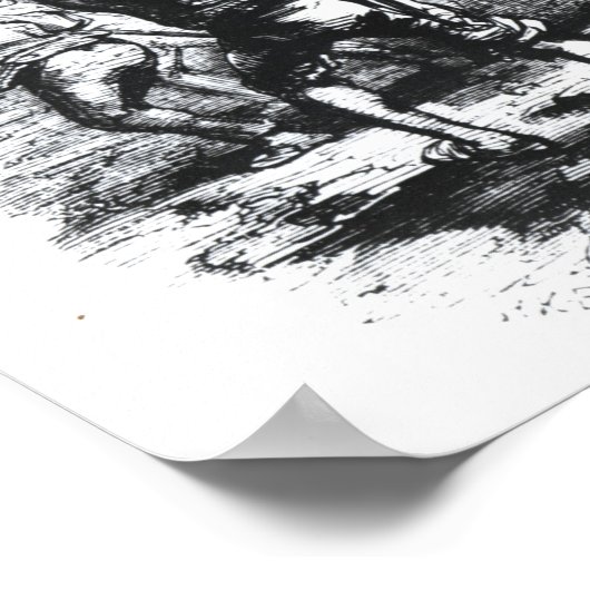 Poster Luddite Rioters (Coin)