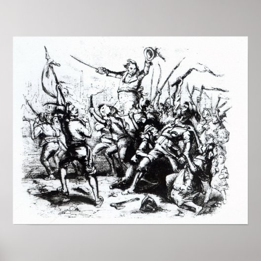 Poster Luddite Rioters, 1811-12 (Devant)