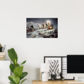 Poster Ludwig II de Bavière, nuit (Bureau à domicile)