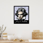 Poster Ludwig van Beethoven (Cuisine)