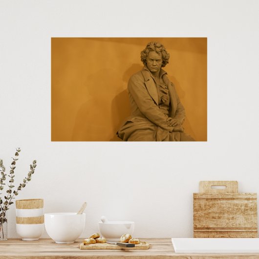 Poster Ludwig van Beethoven (Cuisine)