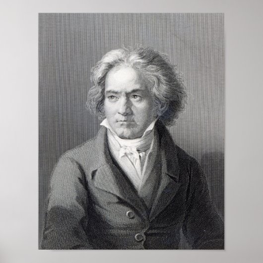 Poster Ludwig van Beethoven (Devant)