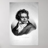 Poster Ludwig van Beethoven (Devant)