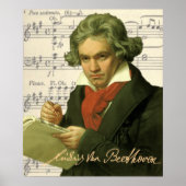 Poster Ludwig Van Beethoven (Devant)